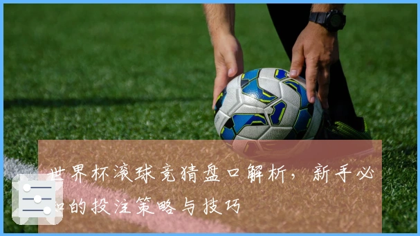 世界杯滚球竞猜盘口解析，新手必知的投注策略与技巧